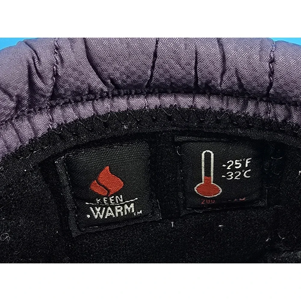 Keen Shellback Winter Boot Big Girl Sz 5 EU35 Waterproof Purple‎ Gray Insulated